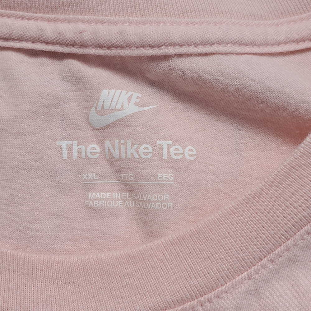 Nike T-shirt Men's XXLarge Move Your Sole Pink Swoosh Sporty Athletic - Picture 4 of 6